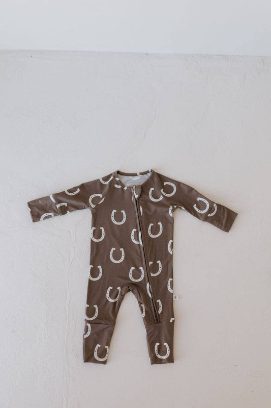Giddy Up Bamboo Zip Pajamas
