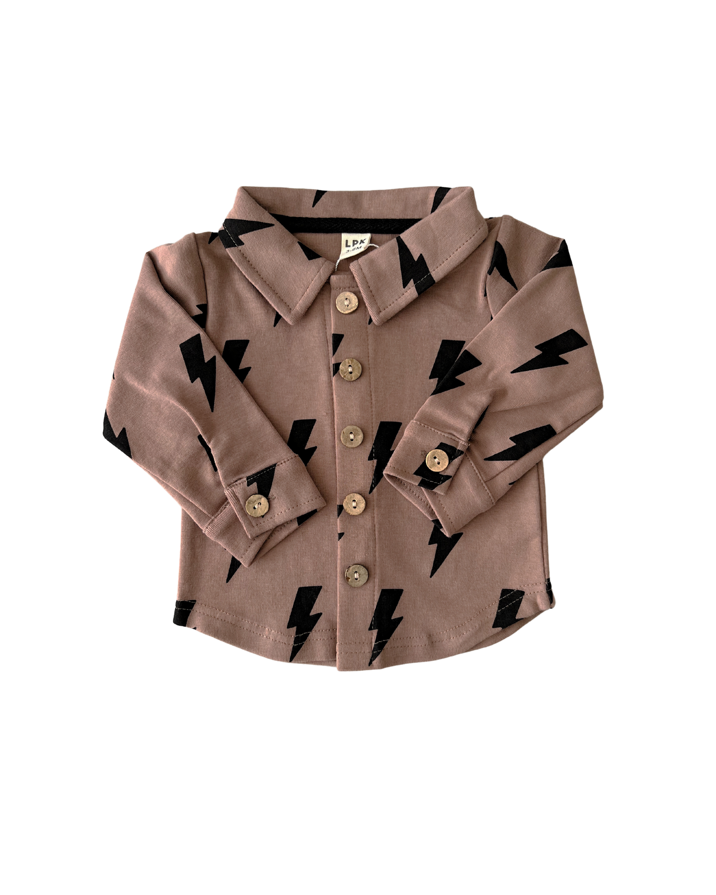 Baby & Kids Fall Clothing Cotton Shacket | Mocha Bolts