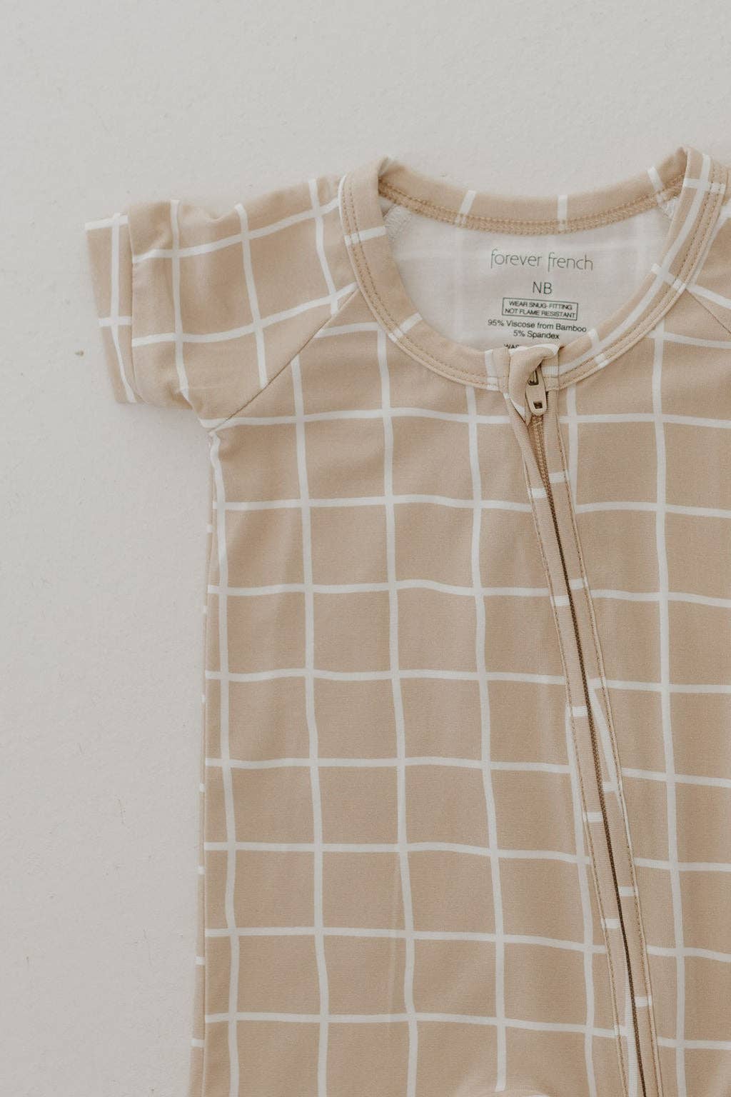 Bamboo Zip Shortie | Grid