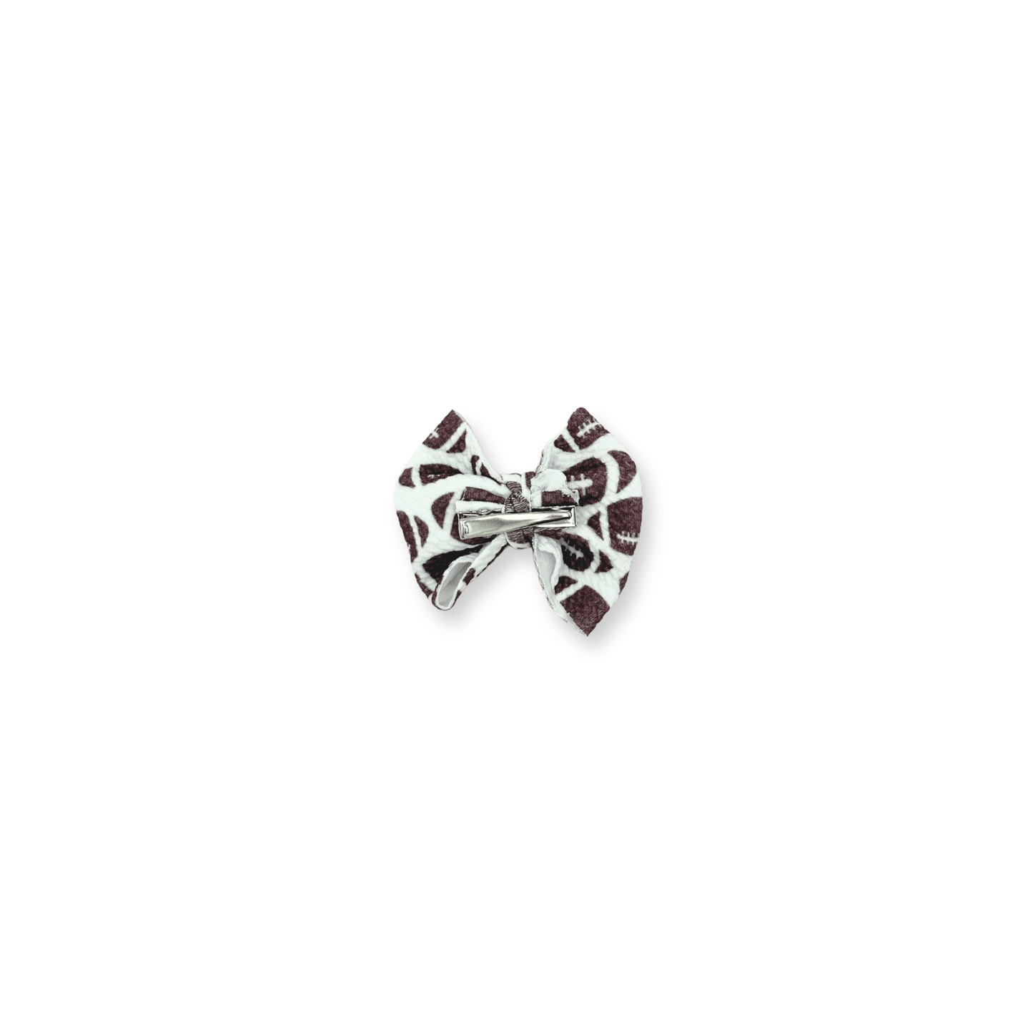 Football Bow Clip
