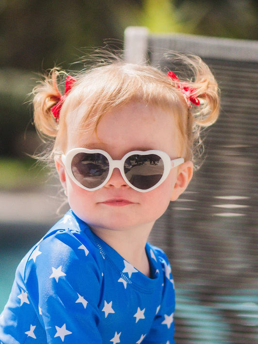 Girls Red Mini Bow Hair Clip Set