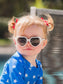 Girls Red Mini Bow Hair Clip Set