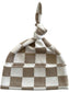 Tiramisu Checkerboard Organic Beanie