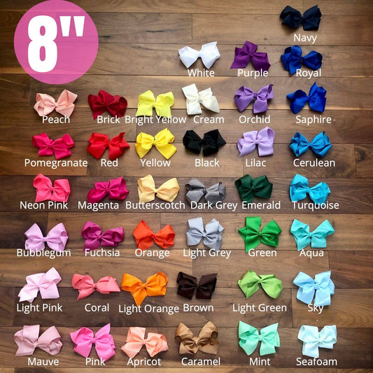 Extra Large Ribbon Bow 8"