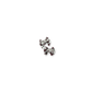 Football Bow Set Clips