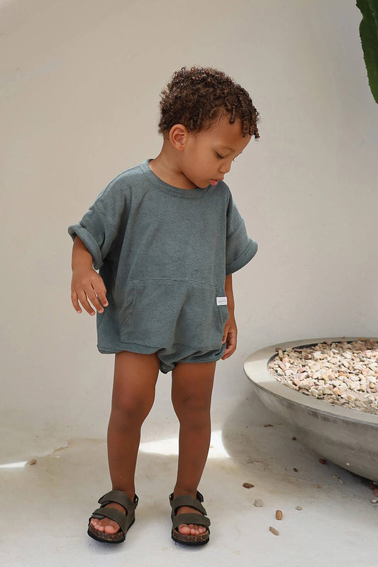 Mini Terry Romper