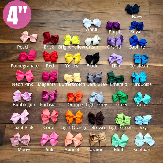 Medium Ribbon Bow 4"