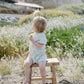 Terry Check Play Set - Sea Foam