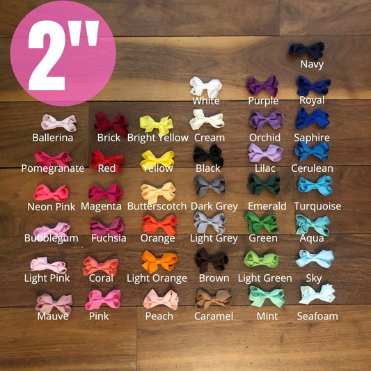 Small Ribbon Bow 2"